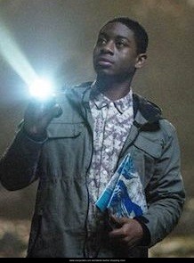 RJ Cyler Gray Leather Jacket in Power Rangers