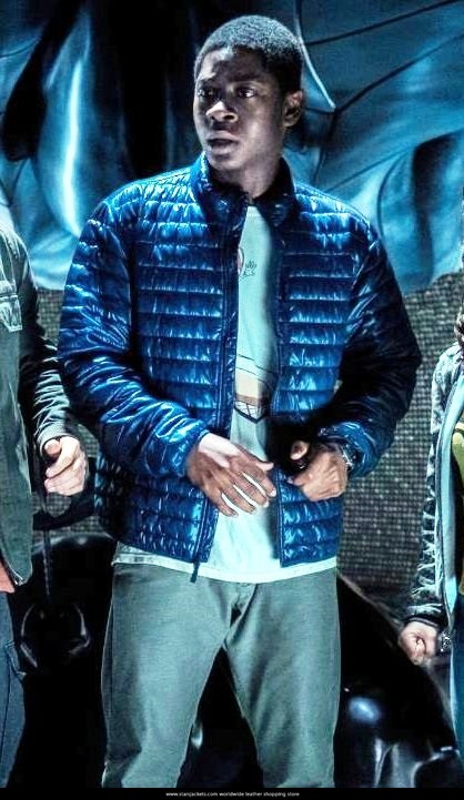 Rj Cyler Blue Puffer Power Ranger Jacket