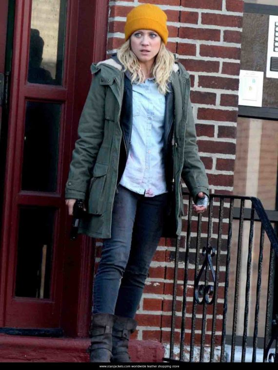 Brittany Snow Coat jacket Bushwick