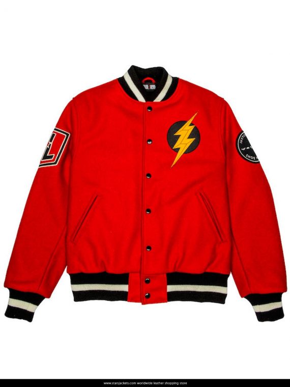 Justice league The Flash Varsity Style letterman Jacket