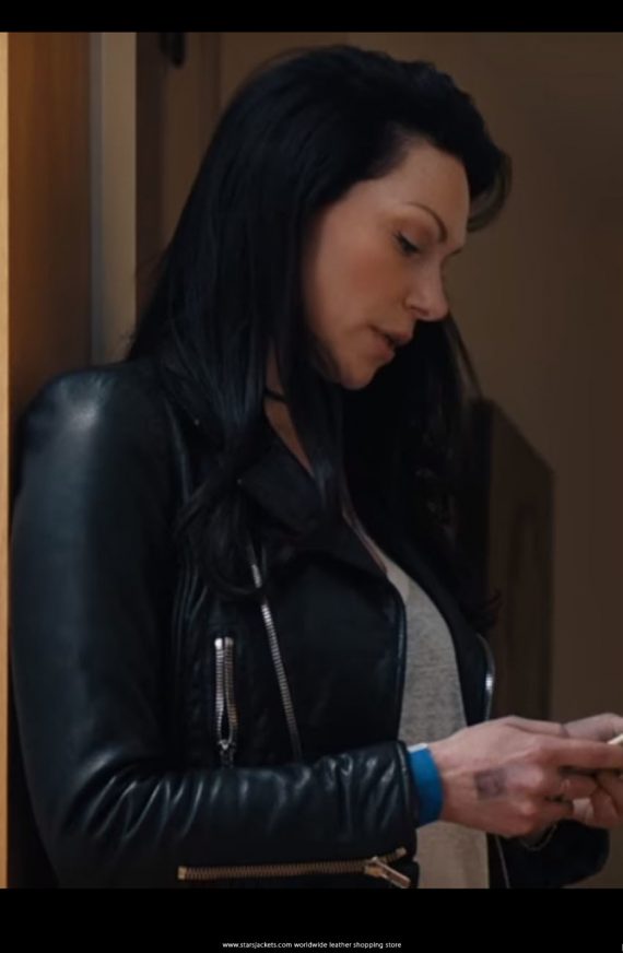 Laura Prepon The Hero Black Leather Jacket