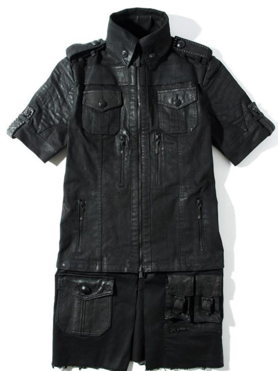 Roen Final Fantasy XV Half Sleeve Black Jacket