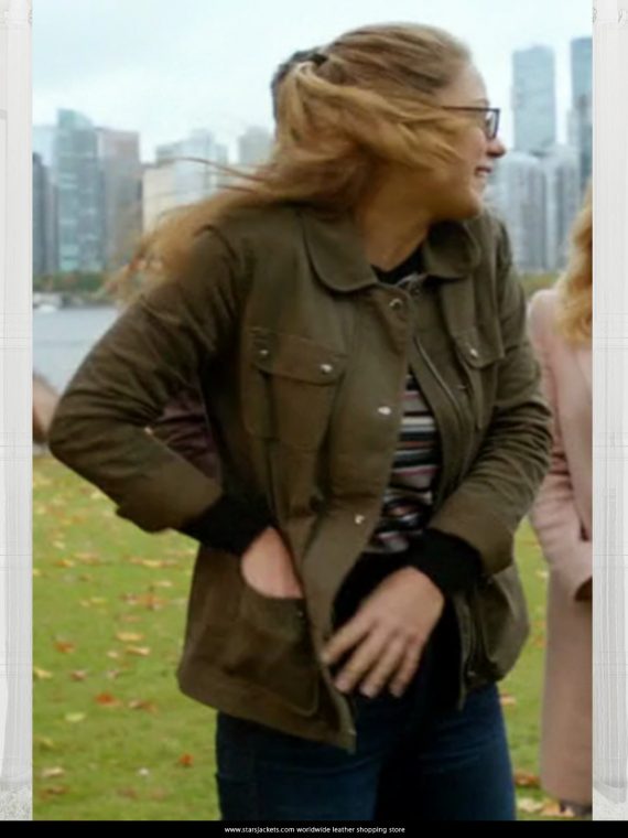 Legends of TomorrowLegends of Tomorrow Season 3 Episode 8 Kara’s Khaki Button Up Jacket