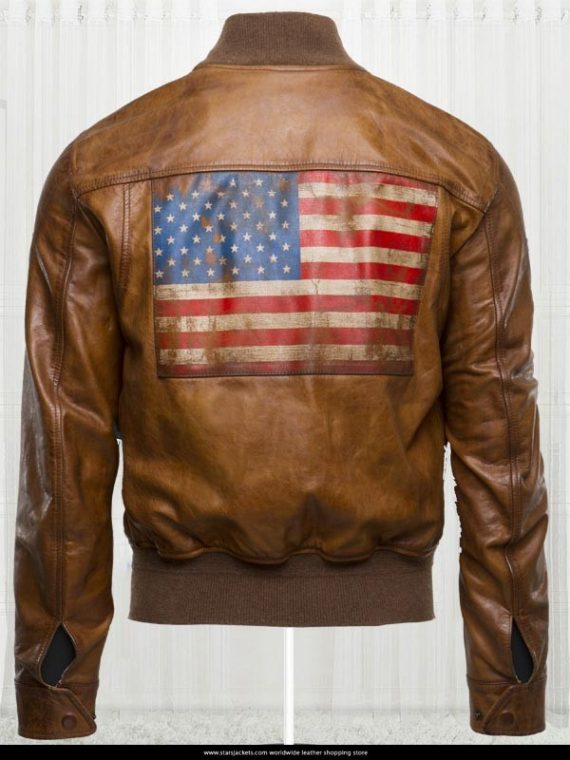 Iron Bomber brown leather Jackets