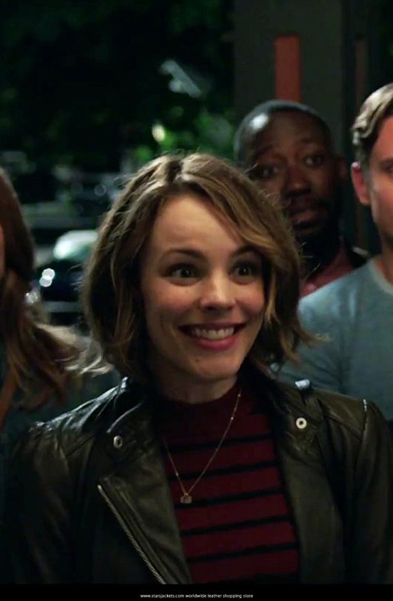 Rachel Macadams game Night Leather Jackets