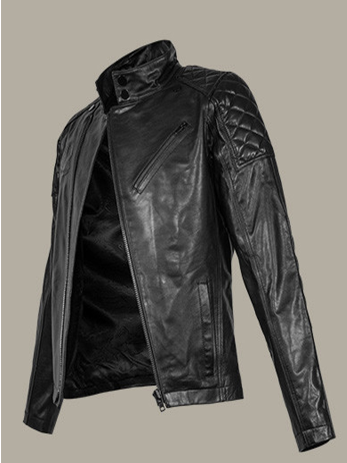 Big Boss Metal Gear Solid 5 Black Leather Jacket