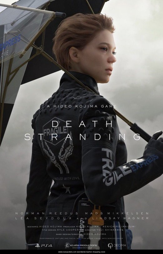 Léa Seydoux Death Stranding Women Leather Jacket