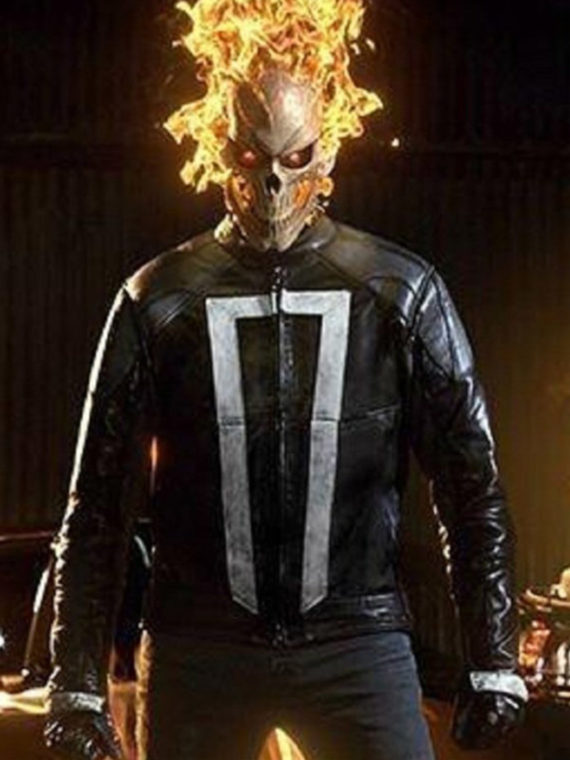 Ghost Rider Agent of Shield Robbie Leather Jacket