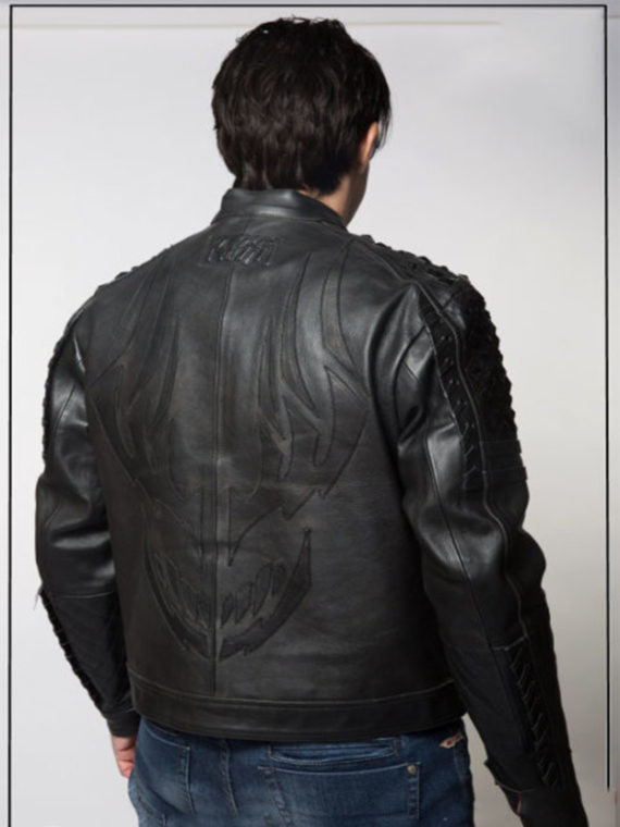 Kiss The Demo Leather Jacket