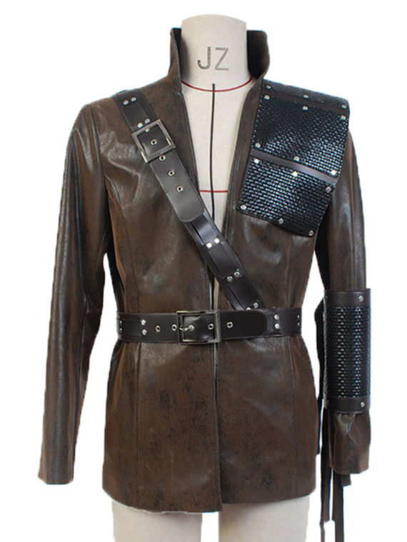 Malcolm Merlyn Arrow Dark Archer Leather Coat