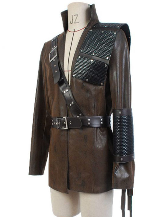 Malcolm Merlyn Arrow Dark Leather Coat