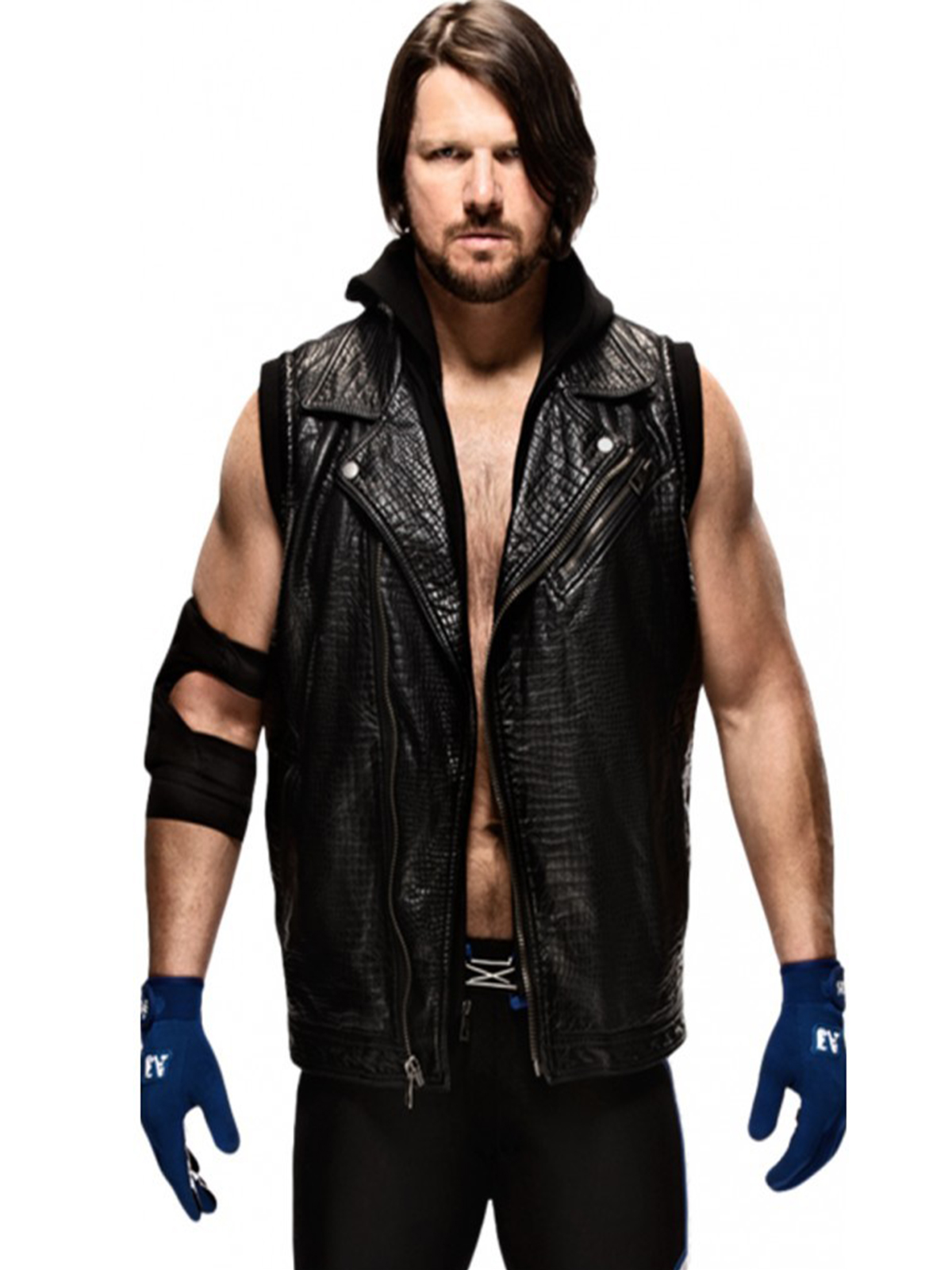 WWE AJ Styles Black Vest