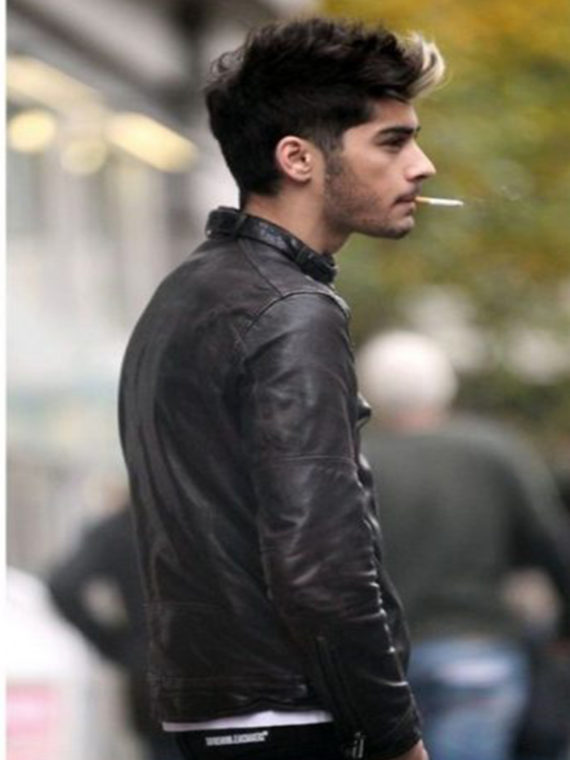 Zayn Malik Slimfit Black Leather Jacket