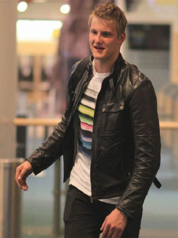 Alexander Ludwig Black Leather Jacket