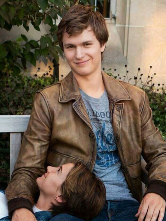 Ansel Elgort The Fault IN Our Stars Brown Jacket