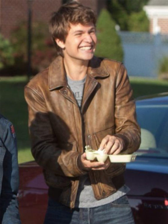 Ansel Elgort The Fault IN Stars Gus Brown Jacket