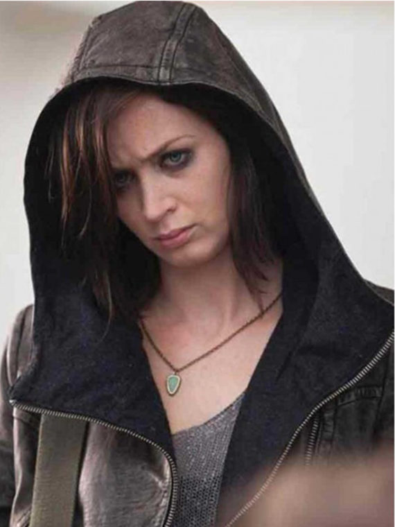 Arthur Newman Emily Blunt Hooded Jacket