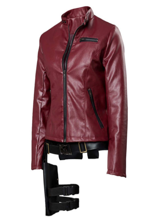 Claire Redfield Resident Evil Leather Jacket - Image 4