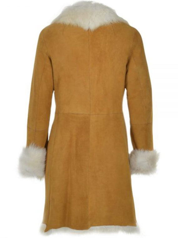 Octavia Shearling Tan Coat