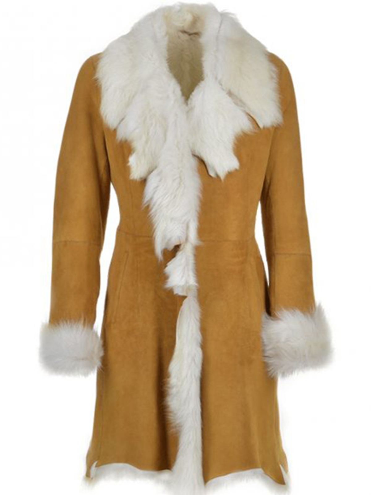 Octavia Shearling Tan Fur Coat