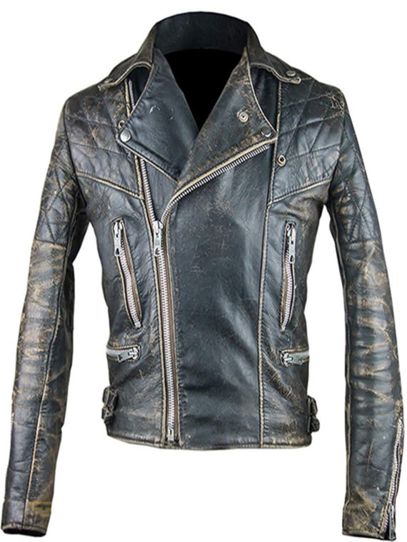 Vintage Cafe Racer Retro 2 Motor Cycle Antique Jacket