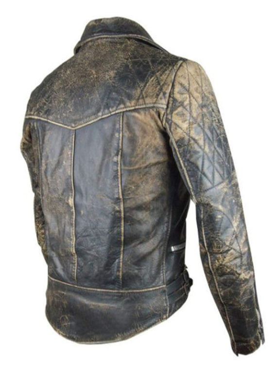 Vintage Cafe Racer Retro 2 Motor Cycle Jacket