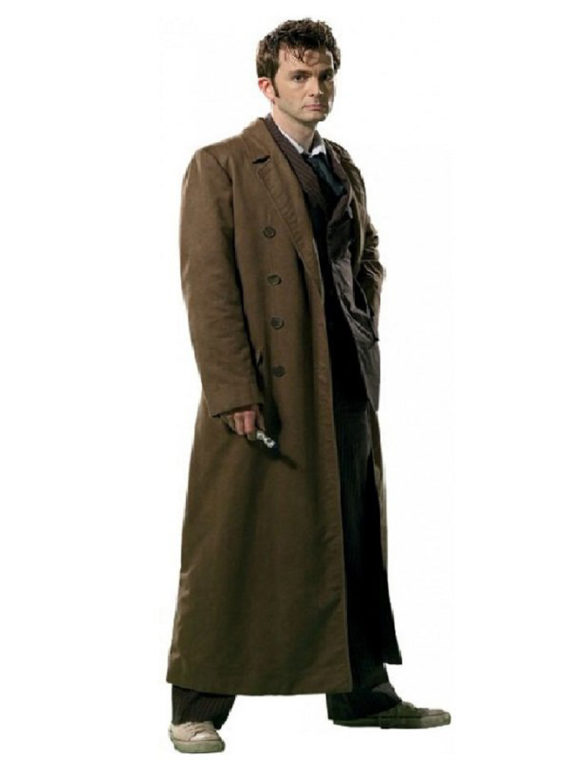 10th Doctor David Tennant Brown Coat