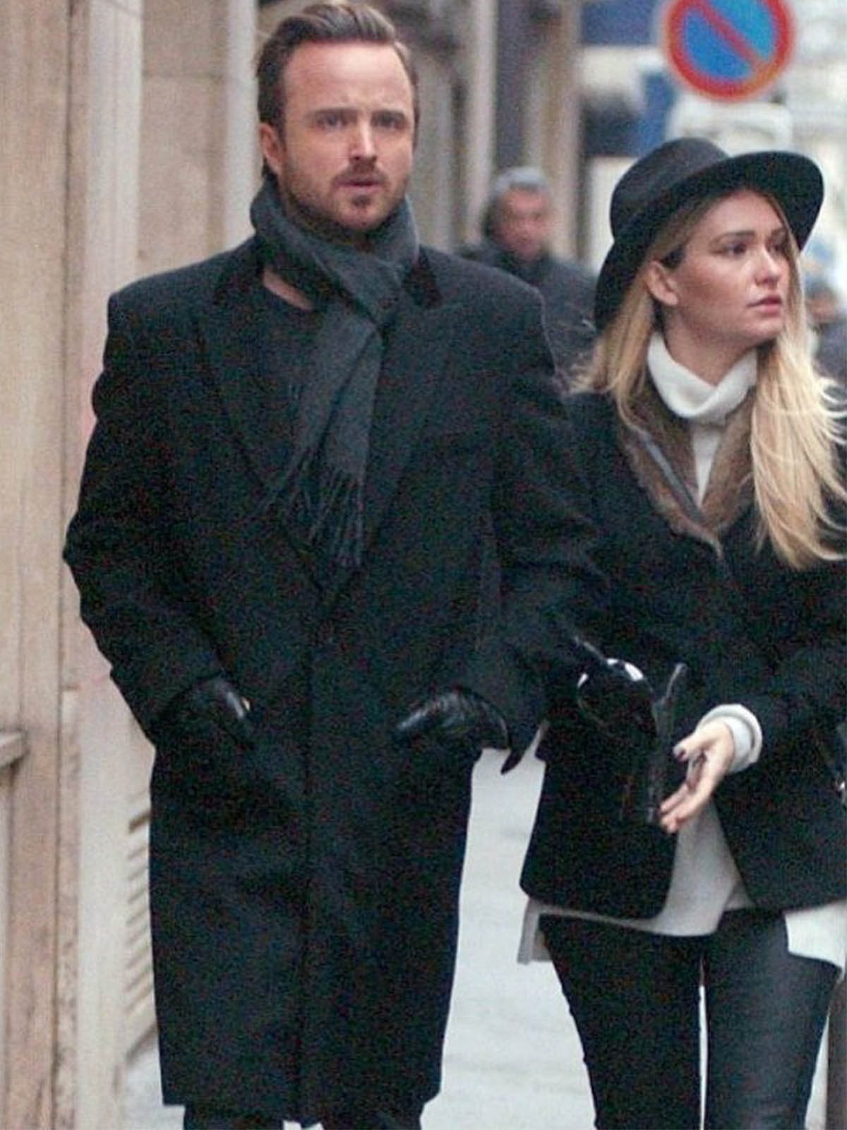 Aaron Paul Paris Stylish Wool Trench Coat