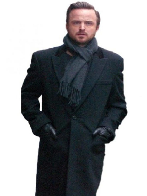 Aaron Paul Paris Wool Trench Coat