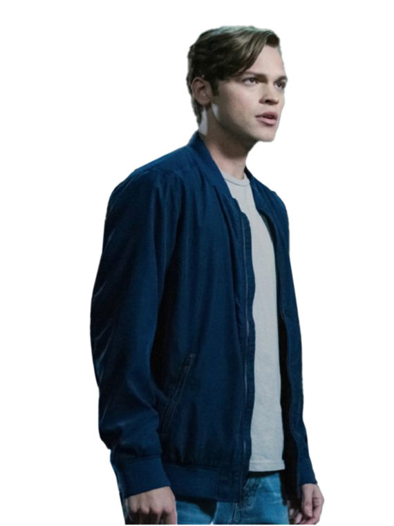 Alexander Calvert Supernatural Jack Blue Jacket