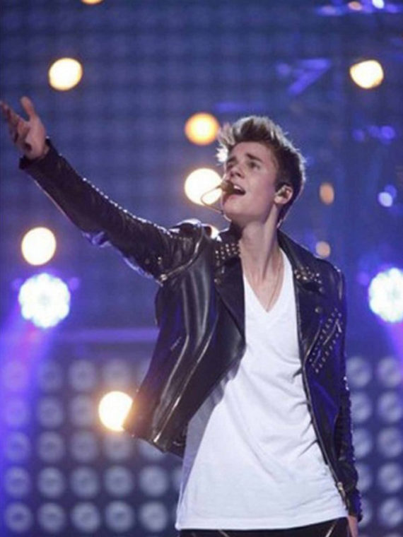 All Around The World Justin Bieber Studded Jacket