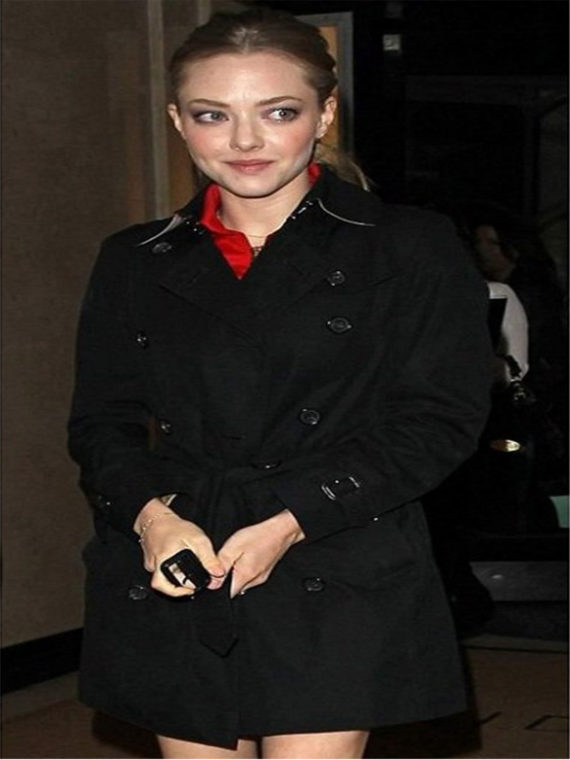 Amanda Seyfried A Million Ways To Die In The West Black Coat