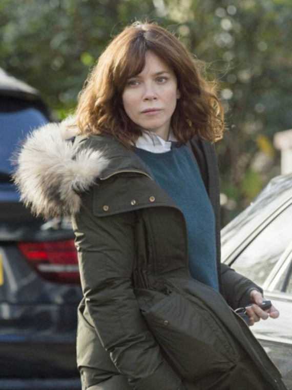 Anna Friel TV Series Marcella Coat