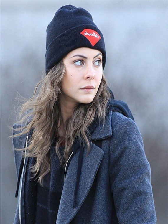 Arrow Willa Holland Wool Blue Coat