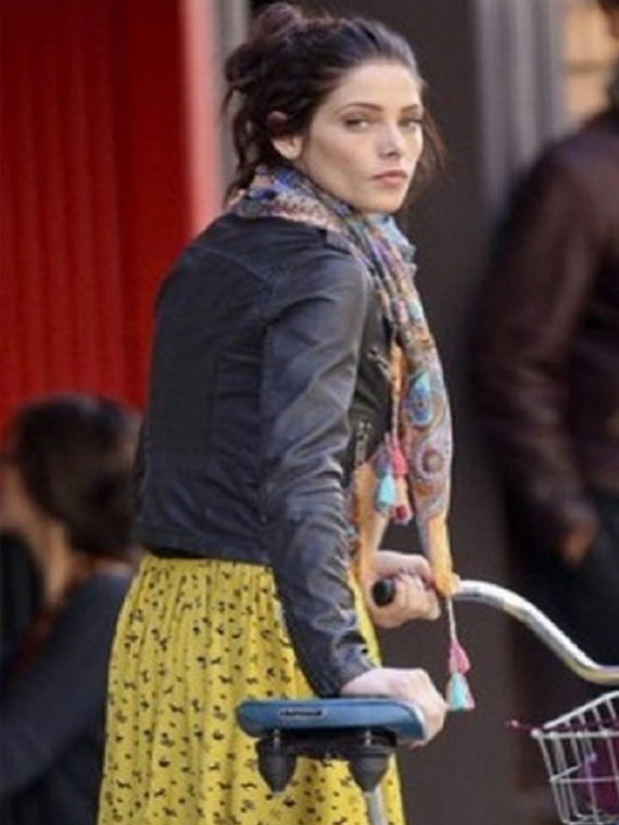 Ashley Greene Americana Alice Garano Black Jacket