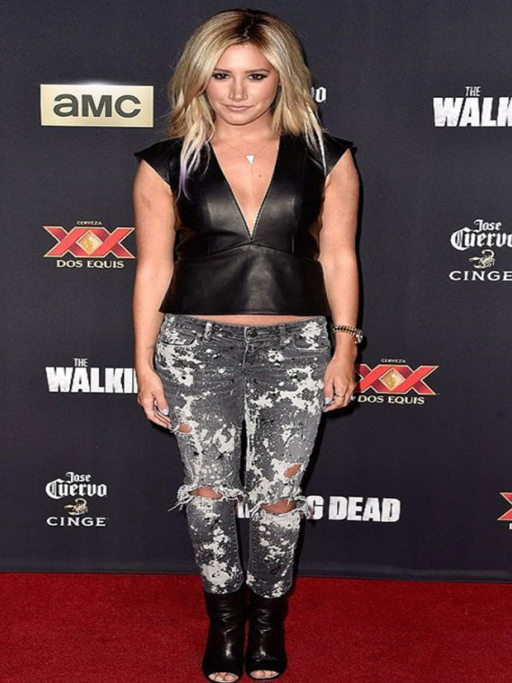 Ashley Tisdale The Walking Dead Vest