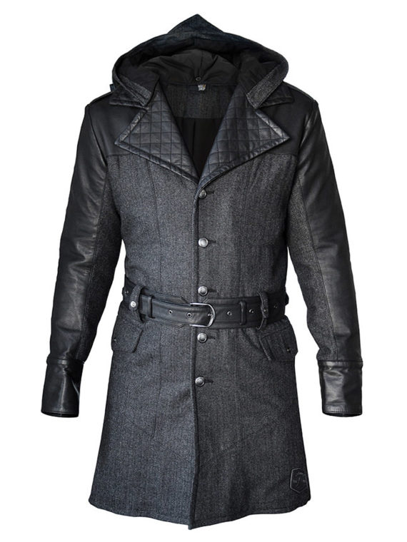 Assassin’s Creed Syndicate Jacob Frye Black Wool Coat