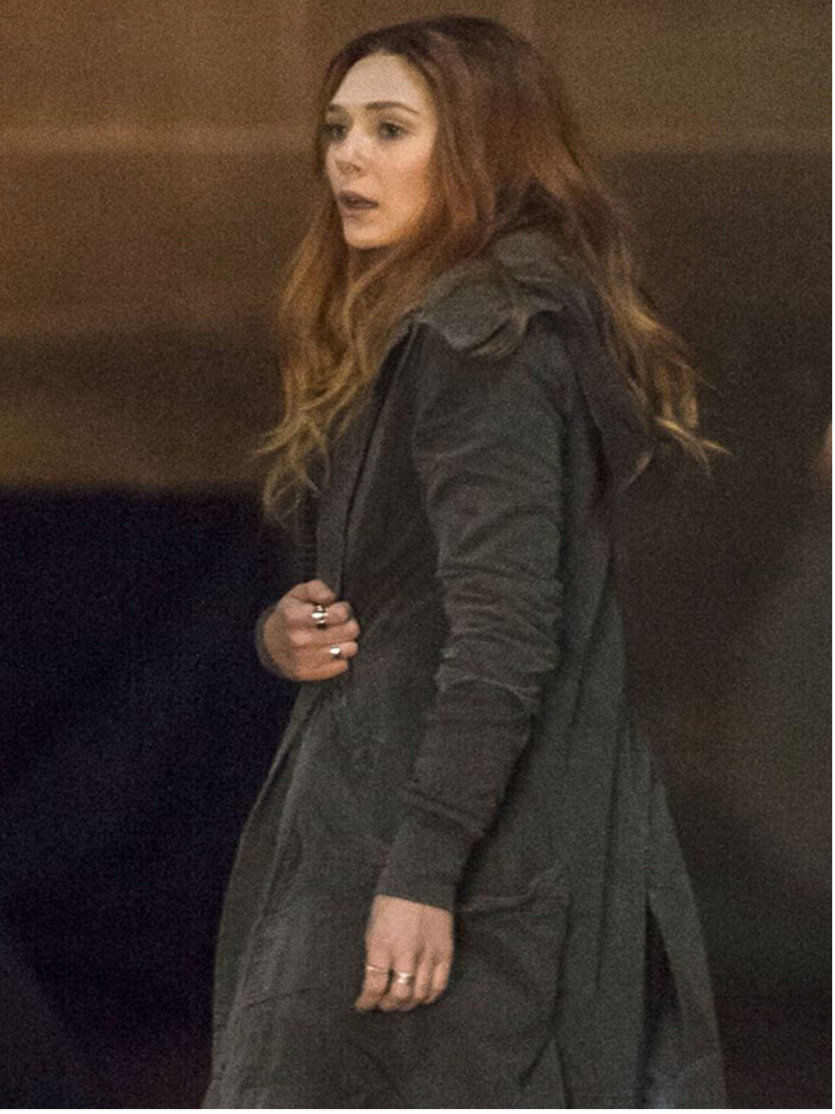 Avenger Infinity War Elizabeth Olsen Trench Coat