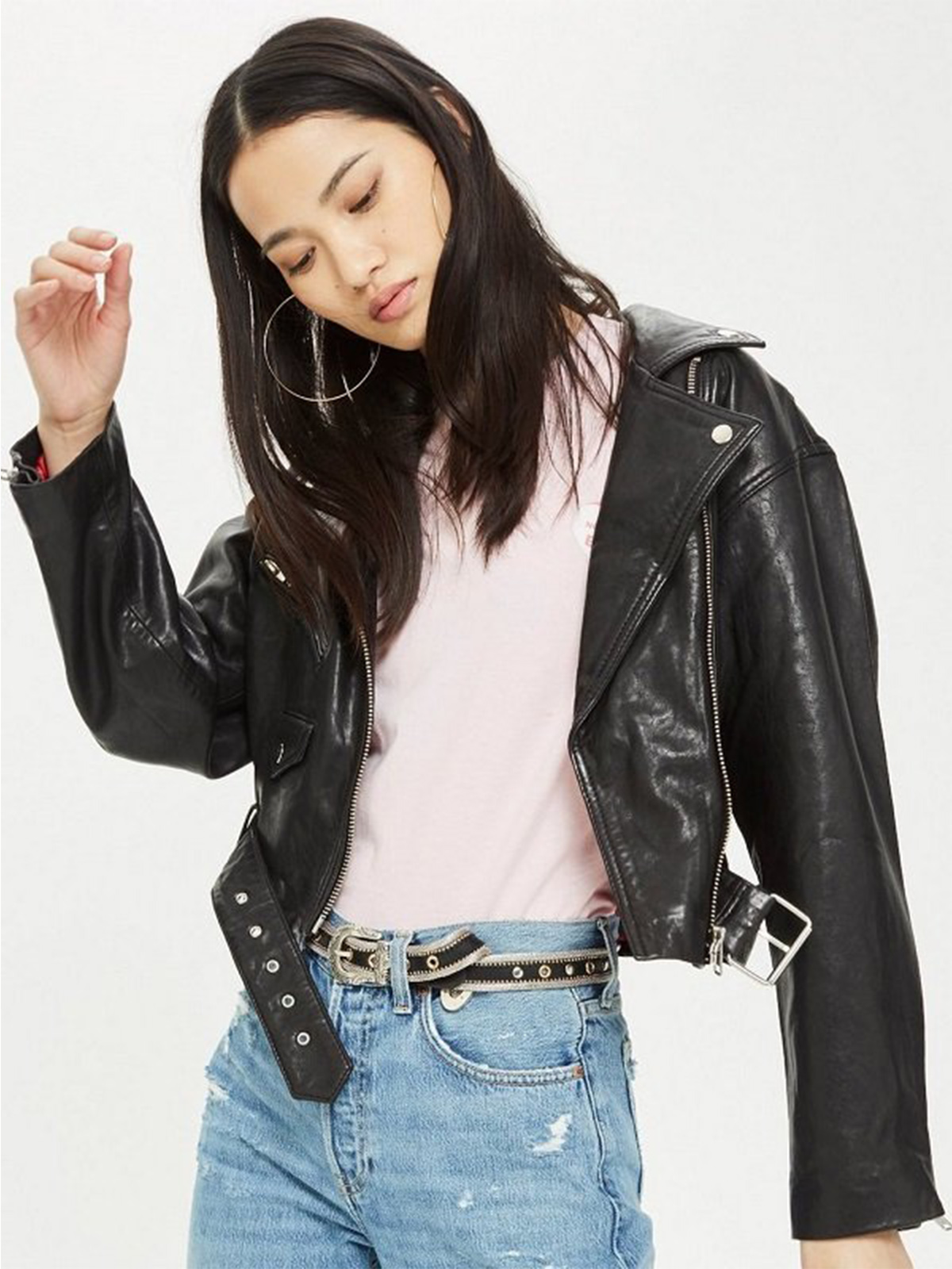 BETTYYOUNG ALICE’S Biker LEATHER JACKET