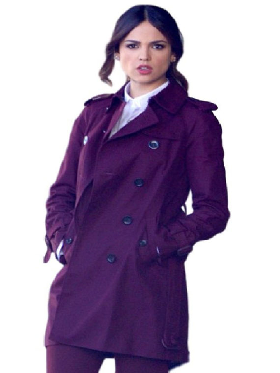 Baby Driver Eiza González Coat