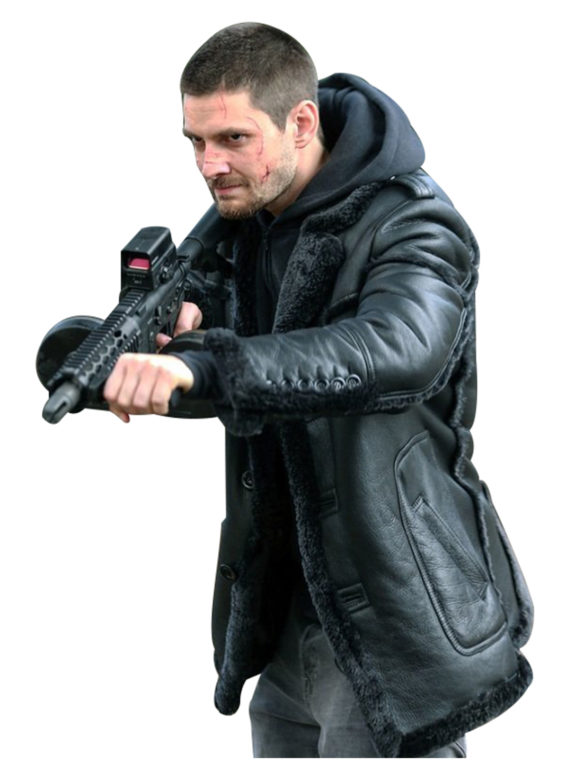 Ben Barnes The Punisher B3 Bomber Leather Jacket