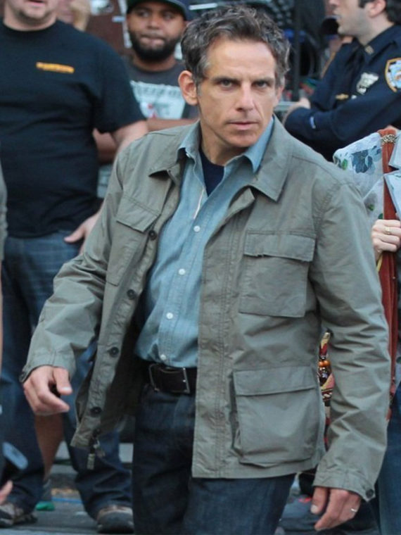 Ben Stiller Stylish Grey Jacket