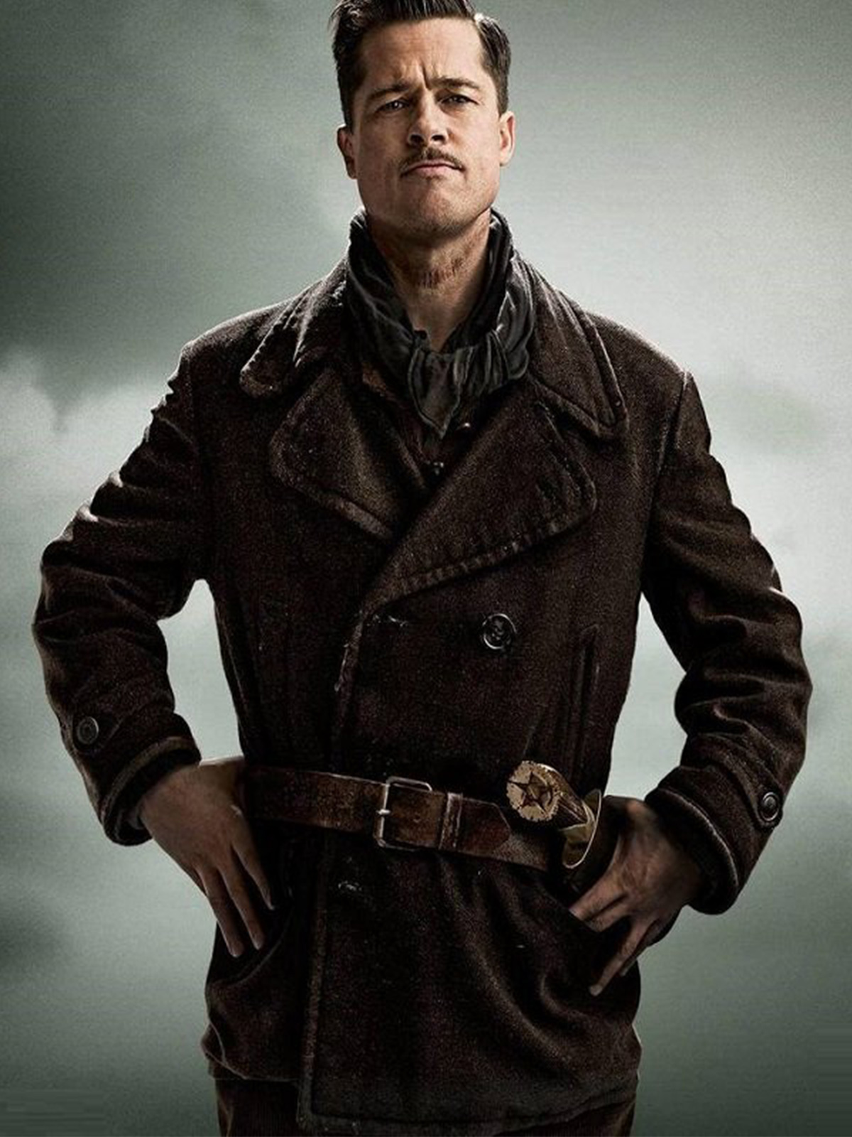 Brad Pitt Inglourious Basterds Wool Coat