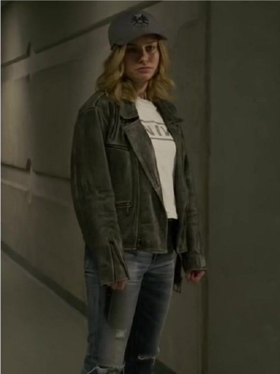 Brie Larson Leather Jacket