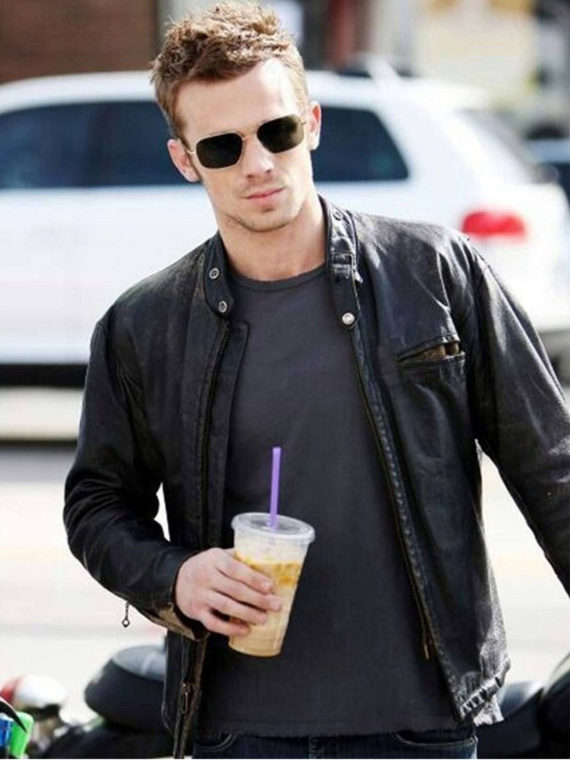 Burlesque Cam Gigandet Black Leather Jacket