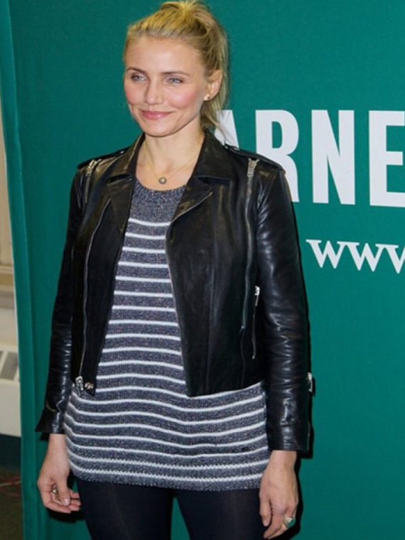 Cameron Diaz Brando Leather Jacket