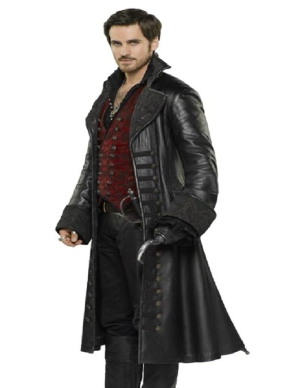 Captain Hook Once Upon a Time Trench Coat