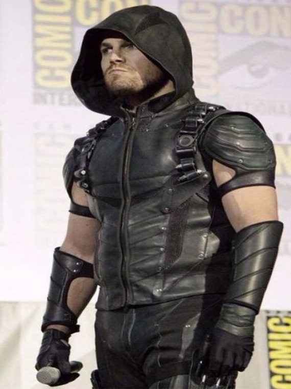 Oliver Queen Arrow Hooded Vest