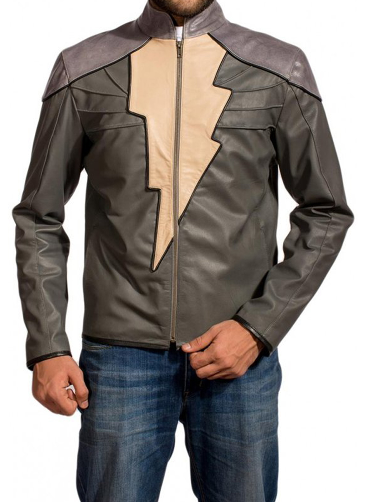 Black Adam Injustice Leather Jacket