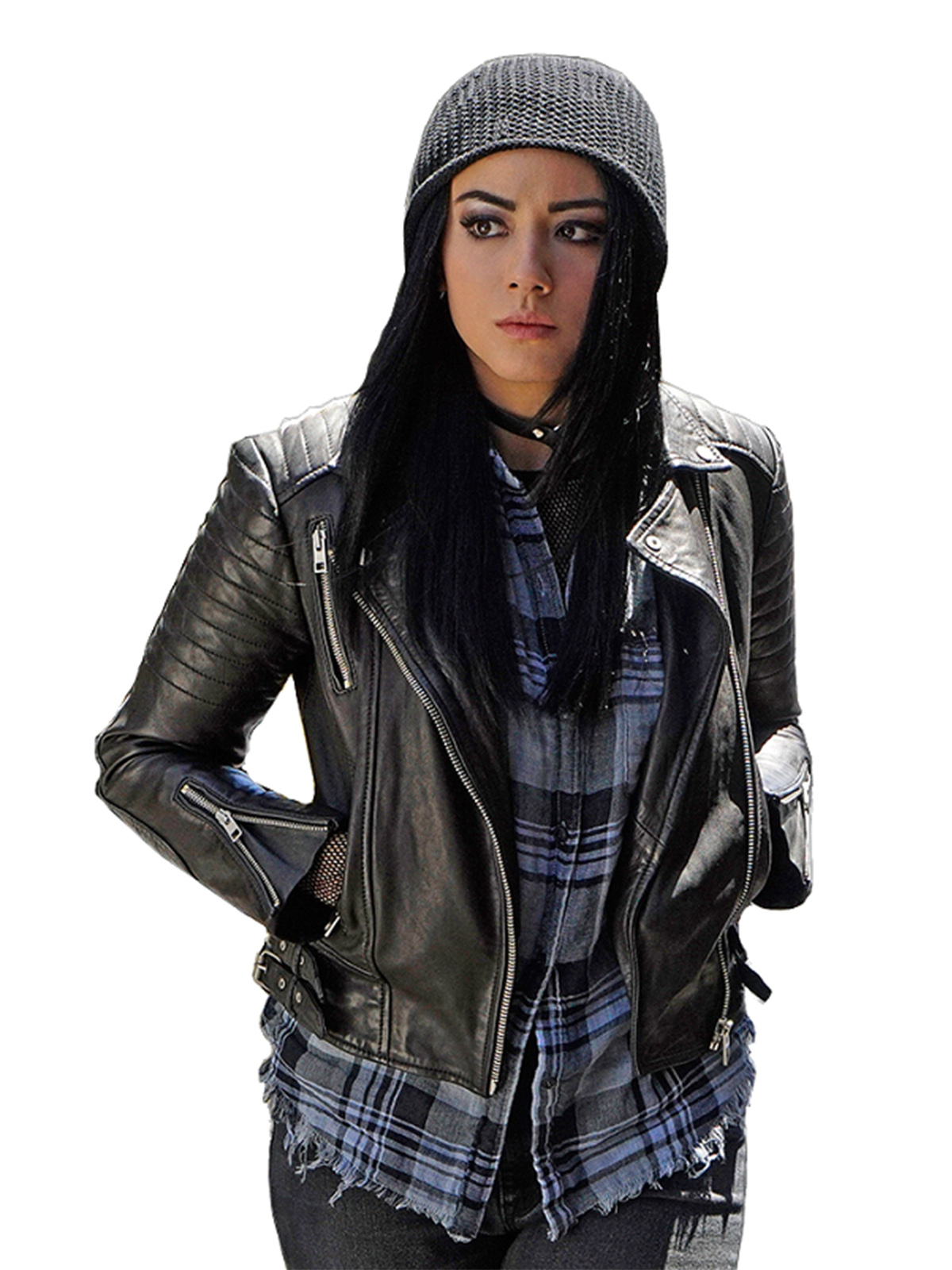 Chloe Bennet Agents of Shield Padded Leather Jacket